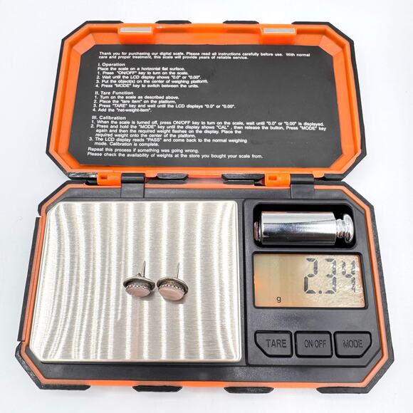 Mother Of Pearl MOP Oval Cabochon Silver Bezel Stud Earrings Southwestern Tribal - Picture 14 of 16